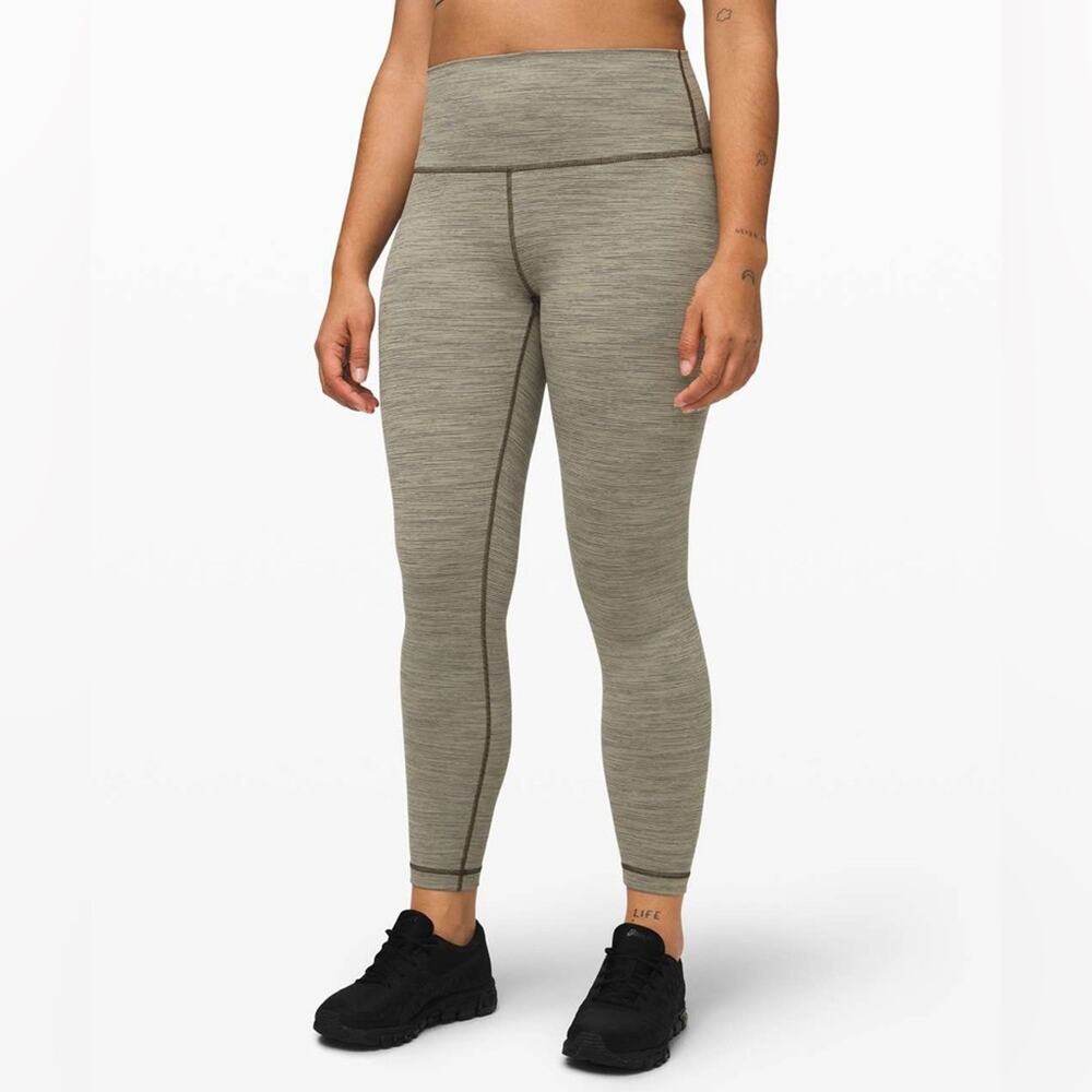 Lululemon Wunder Under High-Rise Tight 25" Wee Are From Space Sage Dark Olive 10